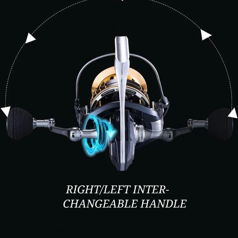 Model FBE5000,FBE7000 17+1BB 5.0:1/4.7:1 Spinning Reels High Speed Gear Ratio Fishing Reel Wheel