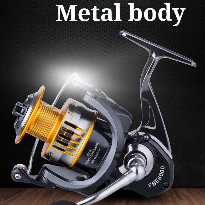 Model FBE5000,FBE7000 17+1BB 5.0:1/4.7:1 Spinning Reels High Speed Gear Ratio Fishing Reel Wheel